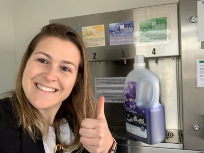 Waschmittel Abfüllstation - Hess Muldenservice AG